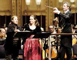 Mezzo-soprano Susanne Mentzer (left) plays Hansel, soprano Malin Hartelius plays Gretel and Franz Welser-Moest directs the Cleveland Orchestra on Thursday night at Severance Hall. 